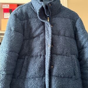 Cozy Blue Puffer Jacket